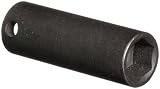 Martin 12616 1/2 Type II Opening 3/8 Power Impact Square Drive Socket 6 Points Deep 2-1/4 Overall Le