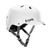 ヘルメット 大人用 メンズ bern オールラウンドタイプ watts（ワッツ） m サテンホワイト
