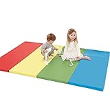 アルジップマット ALZIP mat エコカラー 【子供用プレイマット】 ビビッドS(200x120x4cm) 国際検査済みPU素材使用