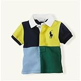 ラルフローレン [男の子0～9か月]ポロラルフローレン ビッグポニー4色カラー半袖ポロ並行輸入品