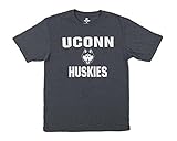 Uconn HuskiesコロシアムNavy Trek印刷デュアルブレンドティーシャツ XL