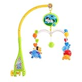 goolskyベビーベッドベルミュージカルモバイルベビーベッドA DreamfulベッドリングHanging回転Bell Rattleインテリジェンス教育玩具