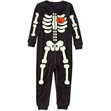 GYMBOREE(ジンボリー) スケルトン1ピースパジャマ ブラック ロンパース長袖 3歳【並行輸入】