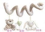 Guurachi Multi-function Bedroom Decoration Infant Baby Activity Spiral Bed & Stroller Toy & Travel A