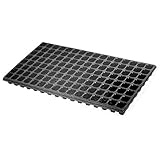 【100枚】 ユープラグトレイ 72穴 黒 35角×高43mm 6×12列 302×600mm タ種代不