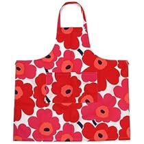 Amazon.co.jp: [マリメッコ] エプロン ウニッコ 64161 001-WH/RD