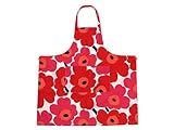 (マリメッコ)marimekko エプロン ウニッコ 64161 PIENI UNIKKO APRON 001-WH/RD 北欧 [並行輸入品]