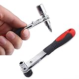 ソケットレンチ、Hongxin Mini Rapidラチェットレンチ1 / 4 "スクリュードライバーロッドクイックソケットレンチDIYツール6.35