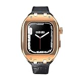 [HUMBLE RICH] ユニセックス 腕時計 ハンブルリッチ CLASSIC クラシック WBB0289-006 Apple Watch ケース 9/8/7対応 - IPcoating WBB0289-006 41mm ゴールド文字盤 ステンレススチール（イエローゴールドＩＰ） [並行輸入品]