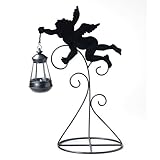 ソーラーランタン 天使のシルエット