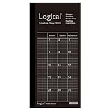 ロジカルダイアリー 2025年 月間ノート／Ｂ６スリム／ブラック NS-SB602-25AD【PT1】