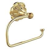 ten-high-6712 Exquisite Carvedベースペーパーホルダーティッシュホルダー、ゴールド