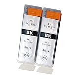 Canon キャノン BCI-9(BK)【2本セット】 最新 互換 インクカートリッジ 《ICチップ搭載・残量表示対応》 9 9BK (PIXUS MP970 MP960 MP950 MP830 MP810 MP800 MP610 MP600 MP500 MX850 iP7500 iP5200R iP4500 iP4300 iP420)【STAR JET製】