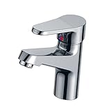 Homyl 洗面蛇口　バス蛇口　浴室用水栓　冷熱混合水栓　キッチン　シングル　ハンドルシンク　ブラス 　全2サイズ選べ - 23×15×5cm