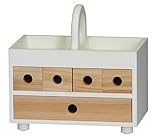 ケンホープ T5497 桧の小物入れ1日タイプ ホワイト&amp;ナチュラル(サプリメントB) T5497