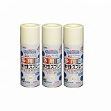 アサヒペン 水性多用途スプレー 420ML ミルキーホワイト 【まとめ買い3缶セット】