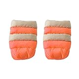 7AM Enfant Stroller WarMMuffs for Parents and Caregivers, Beige/Neon Orange by 7AM Enfant