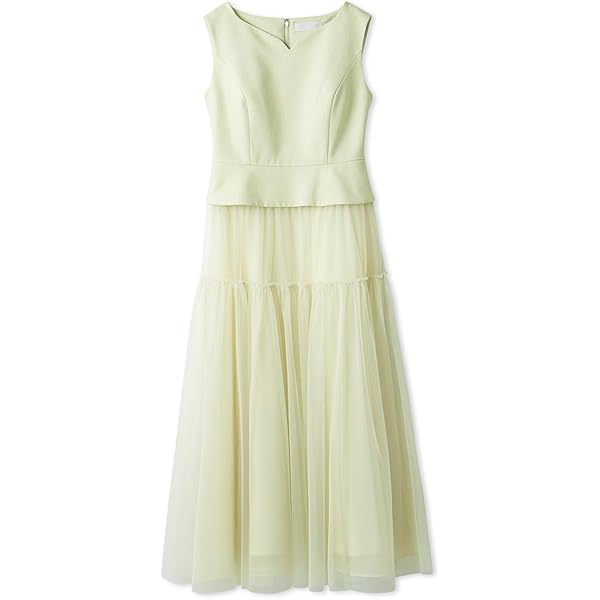 セルフォード　ハートネックチュールドレス　グレー CELFORD SALE40%OFF セルフォード ハートネックチュールドレス