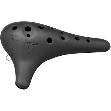 さくら 桜 花柄デザイン 陶器製オカリナ 12穴 専用ケース付き ac アルト ocarina_01.jpg