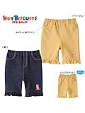 (ミキハウス) MIKIHOUSE ホットビスケッツ(HOT BISCUITS)フリル付きストレッチハーフパンツ 72-3106-355 (110ｃｍ, 紺)