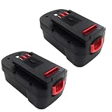 ブラック＆デッカー A18 / A18EX 互換バッテリー ２セット 18V 2.0AH サムスンセル搭載　Black＆Decker １年保証