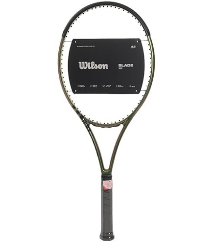 Amazon | Wilson Blade 100 V9 ガットングパフォーマンステニス