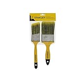 STANLEY BPST07222 Comfort Grip Paint Brush Set, Polyester, 2-Piece by Stanley