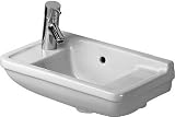 Duravit 0751500009 Starck 3セラミック19 – 3 / 4 "壁マウント浴室シンクwith Sing、 M ホワイト 0751500009 1