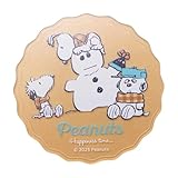 マリモクラフト SNOOPY スヌーピー ウインターブラザー シリーズ アクリルステッカー オレンジ 冬デザイン 約W65×H65mm SPC-1384