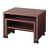 多機能プリンターワゴン　　ダークブラウン