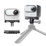 Insta360 GO 3/GO 3S 専用 アダプターブラケット 磁気アダプターマウント 折りたたみ式 アダプター 磁気クイックリリースブラケットホルダーマウント 取り付け可能 三脚 自撮り棒