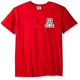 NCAAアリゾナワイルドキャッツ状態野球靴紐半袖快適カラーTシャツ、赤、レッド