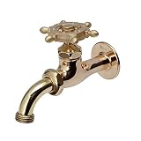 オンリーワン ガーデン水栓 万能ホーム胴長水栓 ラダーハンドル HV3-BHD-RB 研磨