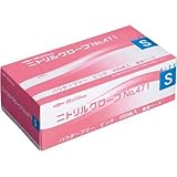共和 ニトリルグローブＮｏ４７１　粉無　Ｓ