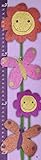 Green Leaf Art Growth Chart, Flowers and Butterflies on Violet [並行輸入品]