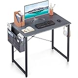 KKL デスク パソコンデスク 収納袋付き 幅80cm×奥行50cm×高さ70cm pcデスク コンパクトデスク 在宅勤務 ワークデスク オ