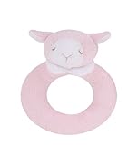 Angel Dear Ring Rattle, Pink Lamb by Angel Dear [並行輸入品]