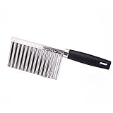 Kicode カッター ナイフ ポテトカット クリンクルフルーツ料理 準備波状スライサー キッチン野菜チップ