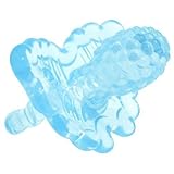Raz-Berry Silicone Teether - Clear - Blue by Razbaby [並行輸入品]