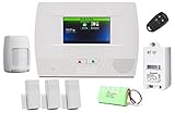 L5210PK LYNX Touch 5210 with (3) 5816WMWH Door/Window Transmitters, (1) 5834-4 Four-button Wireless 