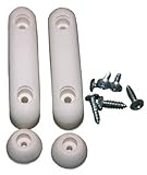 Larsen Supply 02 – 3241ホワイトゴムトイレ便座用交換バンパーネジ 6 02-3241
