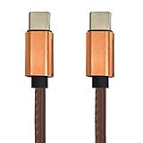 LAZOS TypeC-TypeC 5A 断線防止 充電・転送用ケーブル 1m レザー