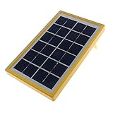 Dolity ソーラーパネル　3W　PV　太陽光パネル　バッテリー充電器　12V DC 250MA/6V DC 500MA　小型 - 6V DC；500MA