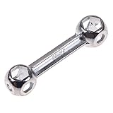 k-outdoor 10 In 1 自転車六角棒レンチ サイクリング修理ツール 犬骨形状 マルチツール 6-15mm
