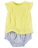 カーターズ Carter's ロンパース Layered-Look Polka Dot Romper 12M (72-78cm) [並行輸入品]