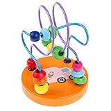 Seliyi 子供キッズ 知育玩具 子供キッズ 知育玩具 指先トレーニング 木製ミニ ビーズコースター