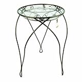 Plastec PLIPS303DB Plastec The Elegance Plant Stand, 21-Inches, Dark Bronze
