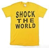 Wichita State Shockers Shock The WorldバスケットボールTシャツ – ゴールド S