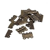 RdExP Mサイズアイロンバタフライヒンジヴィンテージミニキャビネット引き出し突合せヒンジのセット20