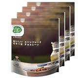 日食 Feel&Green おいしいコーンフレーク ビターなチョコレート 140g ×4個 (国内製造 日本食品製造)